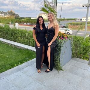 Windsor Black Maxi Dress with Slit